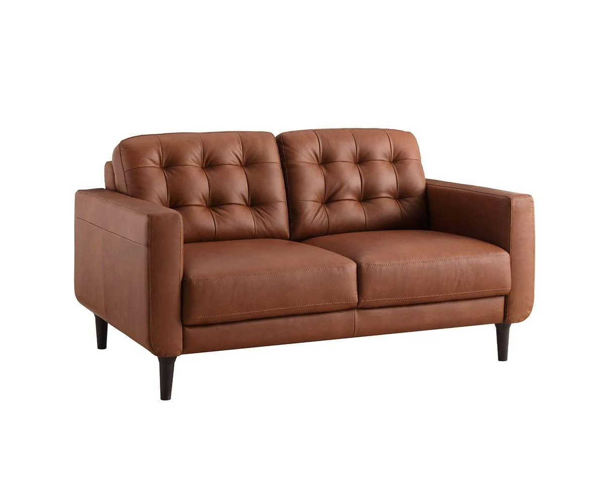 Arturo Leather Loveseat - Image 3