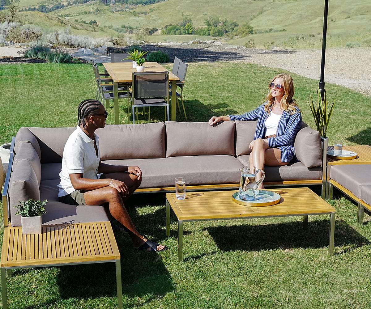 Farino Outdoor Armless Sofa - Image 4