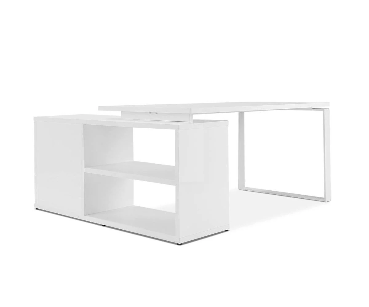 Gammel Desk With Reversible Return - White - Image 6