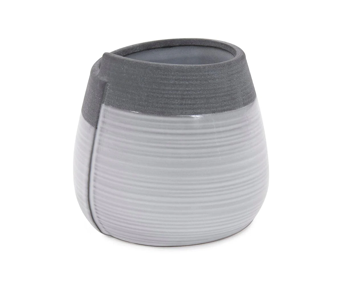 Rolled Two Tone Vase - Image 13