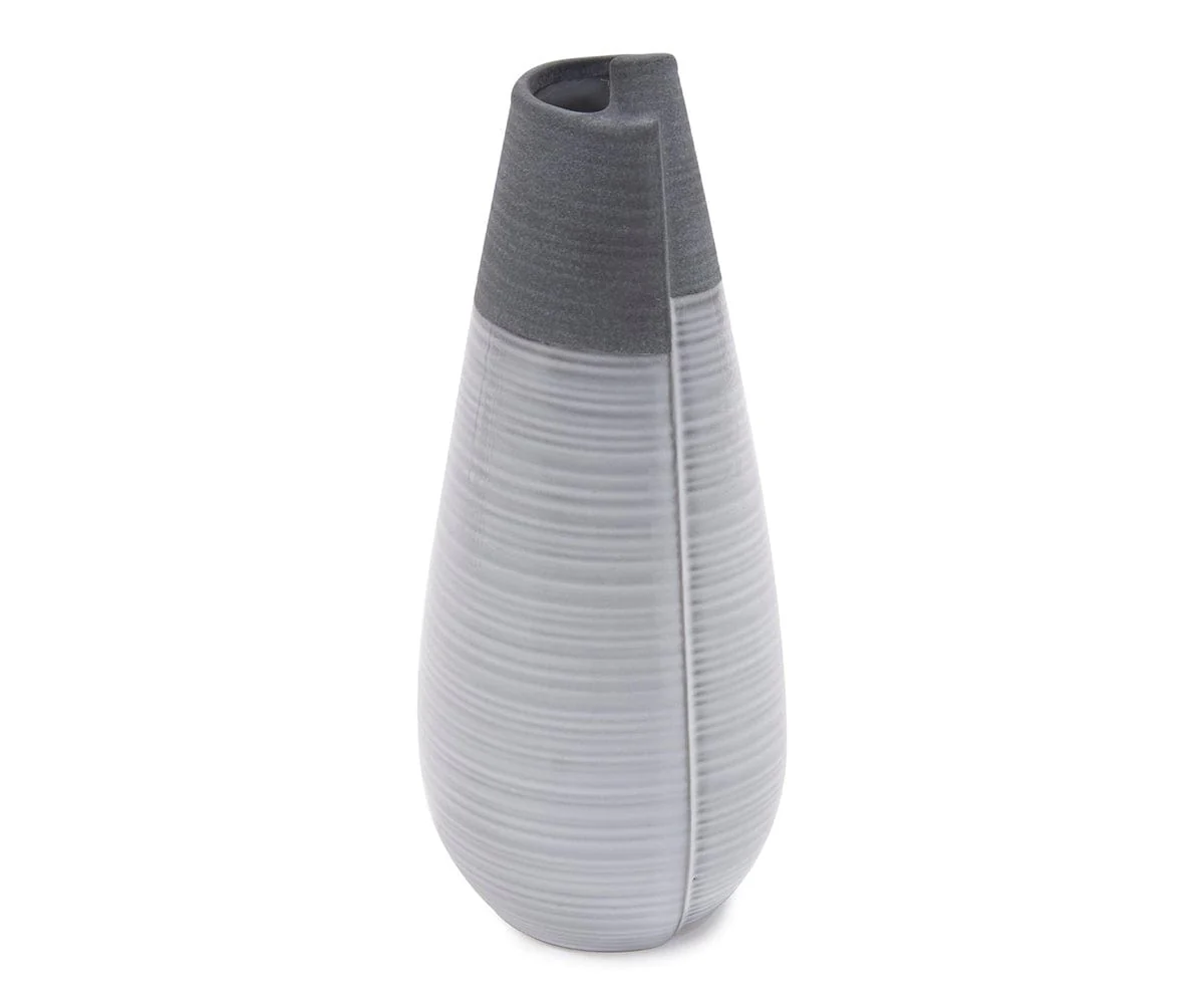 Rolled Two Tone Vase - Image 6