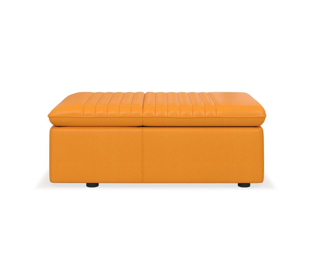 Tobi Leather Storage Ottoman & Chair - Image 3